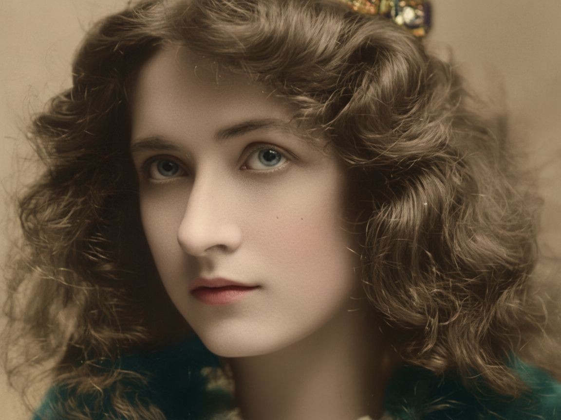 Portrait after professional restoration